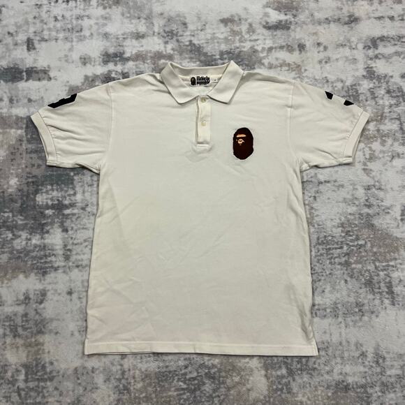 Authentic Bape 2000's Ape Head Chief Keef Polo L - Picture 1 of 7